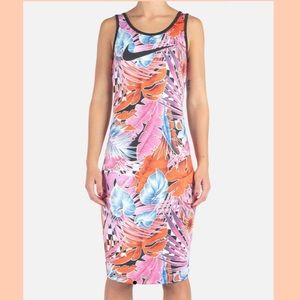 Nike Floral Midi Dress, Small